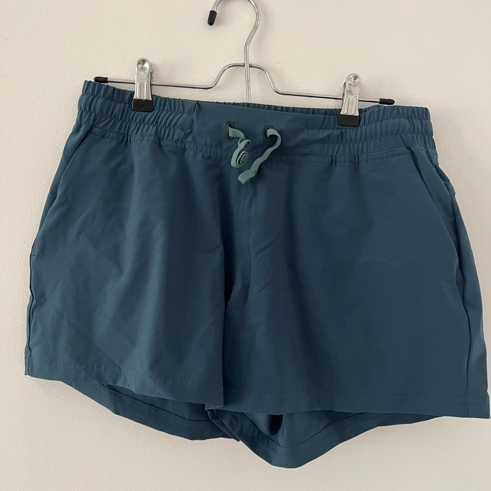 Backcountry Athletic Shorts. Size medium. Teal